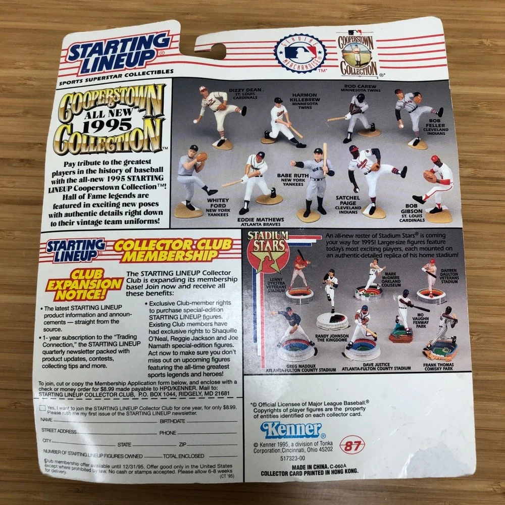 Kenner Starting Lineup Don Drysdale 1995 Cooperstown LA Dodgers Figure
